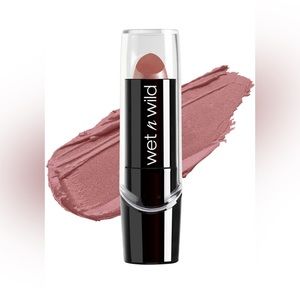 Wet N Wild 
Silk Finish Lipstick Hydrating Lip Color Dark Pink Frost